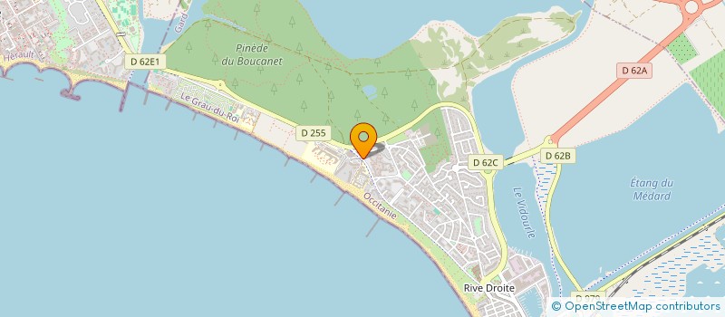 localisation de l'entreprise MADAME JULIE BIALEK  LE GRAU-DU-ROI