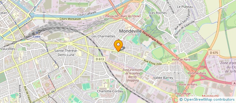 localisation de l'entreprise MADAME JULIE BIDEL à MONDEVILLE