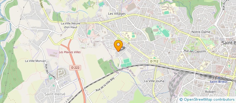 localisation de l'entreprise MADAME JULIE BIDON à SAINT-BRIEUC