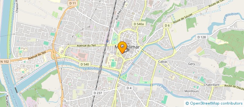 localisation de l'entreprise MADAME JULIE BILLON  VALENCE