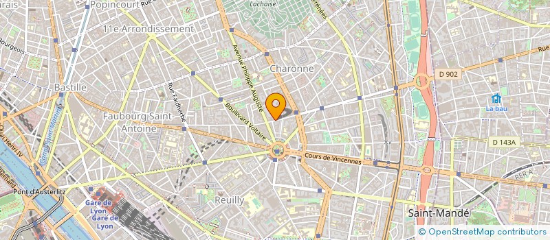 localisation de l'entreprise MADAME JULIE BIRO  PARIS