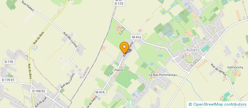 localisation de l'entreprise MADAME JULIE BISSIAU à AUBERS