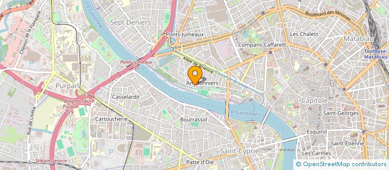 localisation de l'entreprise MADAME JULIE BLANC à TOULOUSE