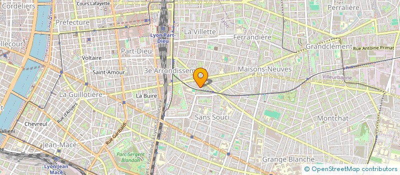 localisation de l'entreprise MADAME JULIE BLANC  LYON