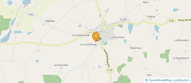 localisation de l'entreprise MADAME JULIE BLANCHARD à LESTERPS