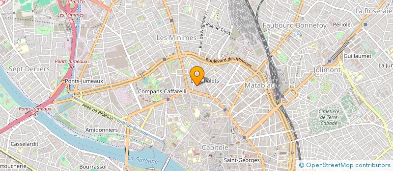 localisation de l'entreprise MADAME JULIE BLANCHE  TOULOUSE