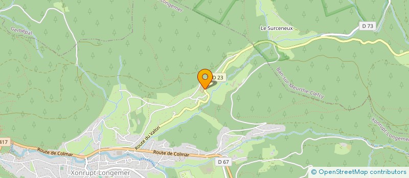 localisation de l'entreprise MADAME JULIE BLANCHET  XONRUPT-LONGEMER