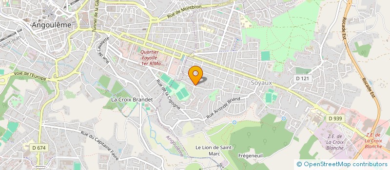 localisation de l'entreprise MADAME JULIE BLANCHETON à SOYAUX