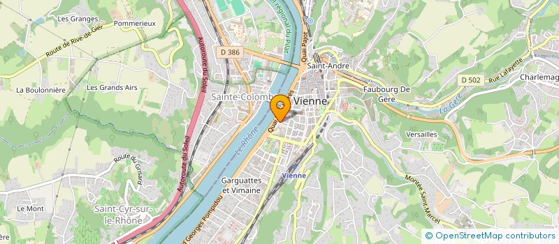 localisation de l'entreprise MADAME JULIE BLANCHON à VIENNE