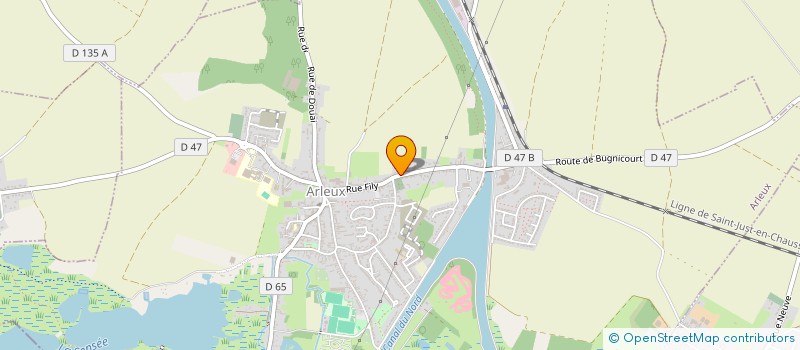 localisation de l'entreprise MADAME JULIE BLONDEL  ARLEUX