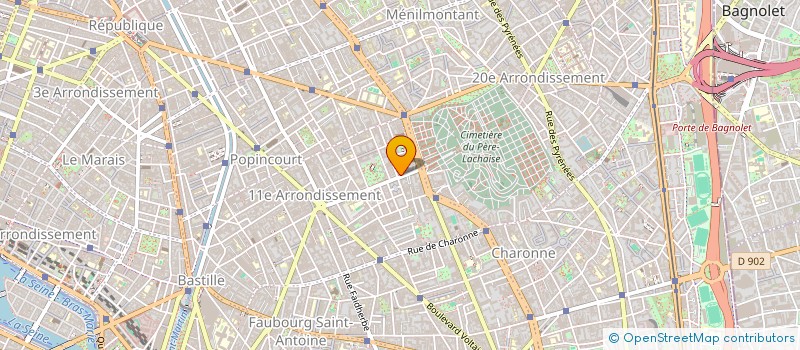 localisation de l'entreprise MADAME JULIE BOBAN  PARIS