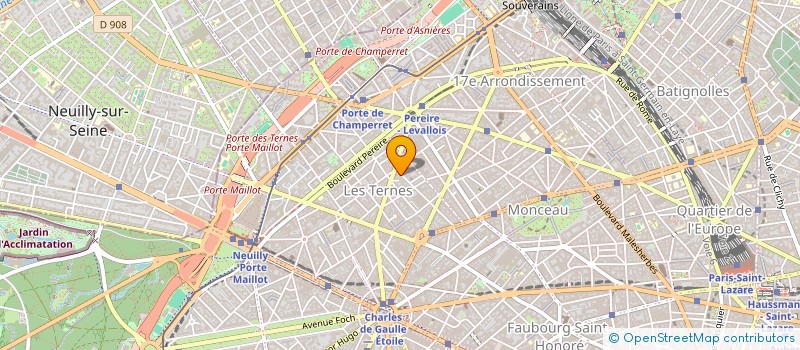 localisation de l'entreprise MADAME JULIE BODARD  PARIS