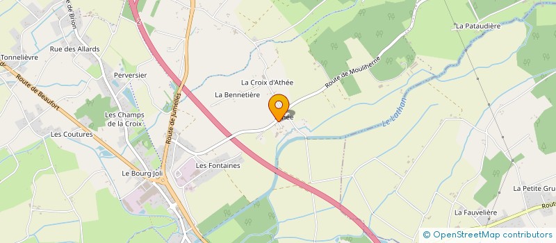 localisation de l'entreprise MADAME JULIE BOISSINOT  LONGUE-JUMELLES