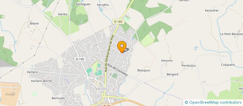 localisation de l'entreprise MADAME JULIE BOLTEAU  SURZUR