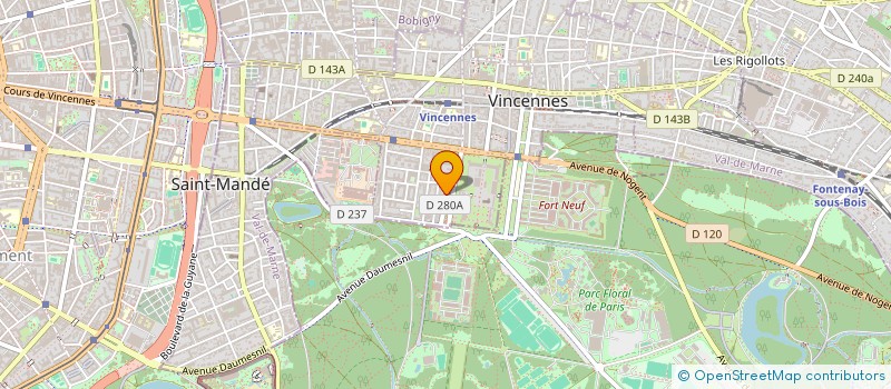 localisation de l'entreprise MADAME JULIE BOLTZ  VINCENNES