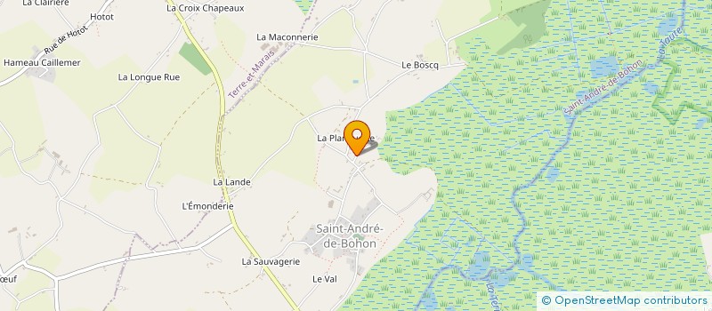 localisation de l'entreprise MADAME JULIE BON  SAINT-ANDRE-DE-BOHON