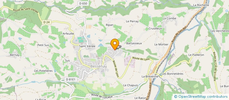 localisation de l'entreprise MADAME JULIE BONAVERO  BESSENAY