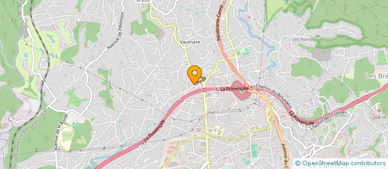 localisation de l'entreprise MADAME JULIE BONGIOANNI  MOUGINS