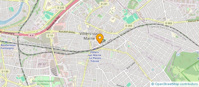 localisation de l'entreprise MADAME JULIE BONINO  VILLIERS-SUR-MARNE