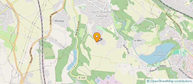 localisation de l'entreprise MADAME JULIE BONNANFANT  SAINT-QUENTIN-FALLAVIER