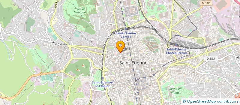 localisation de l'entreprise MADAME JULIE BONNARD à SAINT-ETIENNE