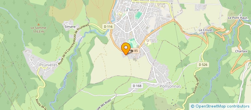 localisation de l'entreprise MADAME JULIE BONNET  LA MURE