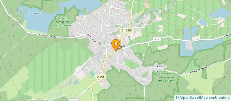 localisation de l'entreprise MADAME JULIE BONNIN  ARSAC