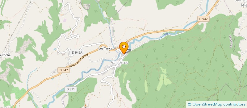 localisation de l'entreprise MADAME JULIE BONY  VALSERRES