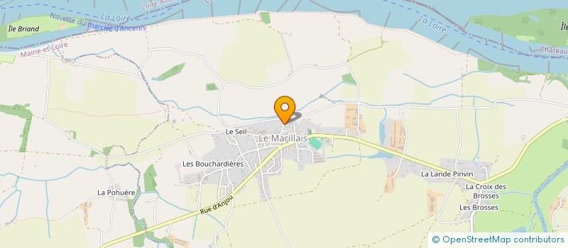 localisation de l'entreprise MADAME JULIE BORE  MAUGES-SUR-LOIRE