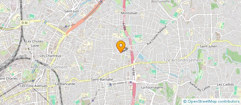 localisation de l'entreprise MADAME JULIE BORG  MARSEILLE