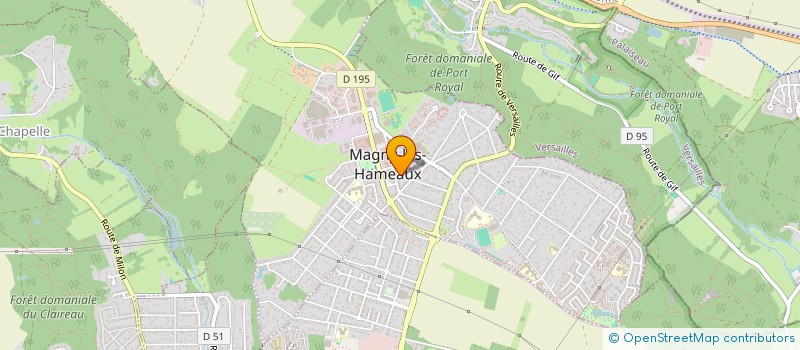 localisation de l'entreprise MADAME JULIE BORLETEAU  MAGNY-LES-HAMEAUX