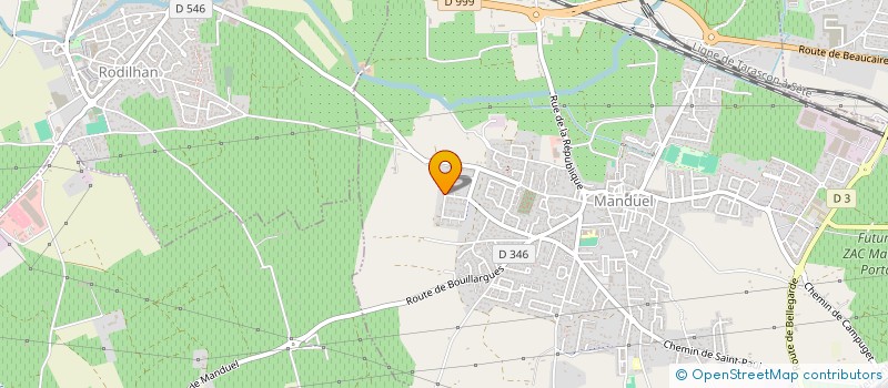 localisation de l'entreprise MADAME JULIE BOSC  MANDUEL