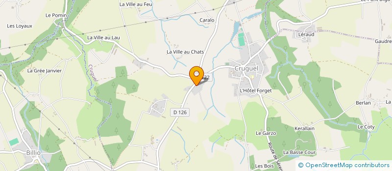 localisation de l'entreprise MADAME JULIE BOSC RIGAL  CRUGUEL