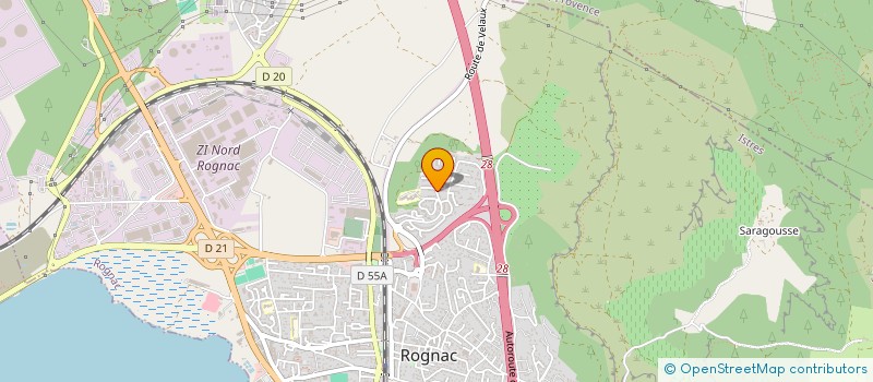 localisation de l'entreprise MADAME JULIE BOTTACCHI  ROGNAC