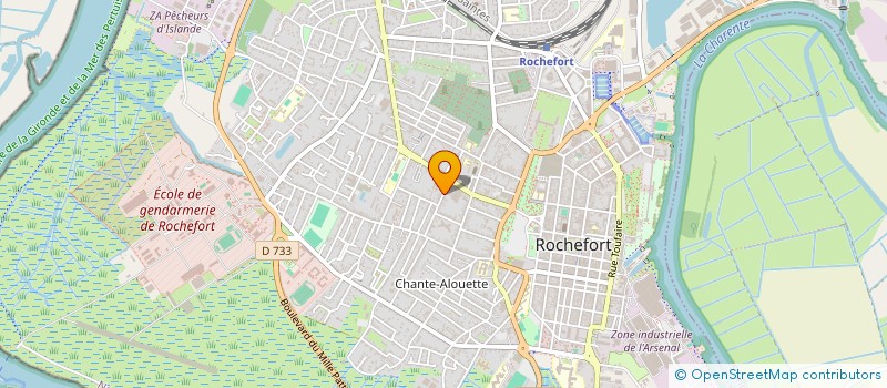 localisation de l'entreprise MADAME JULIE BOUCHER  ROCHEFORT