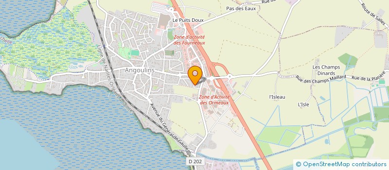localisation de l'entreprise MADAME JULIE BOUCHET à ANGOULINS