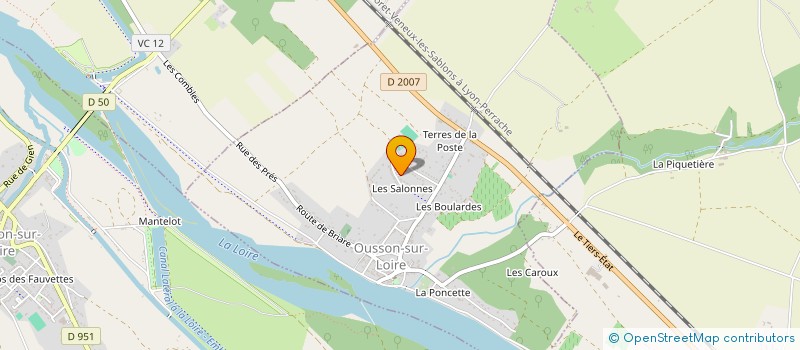 localisation de l'entreprise MADAME JULIE BOUCHON à OUSSON-SUR-LOIRE