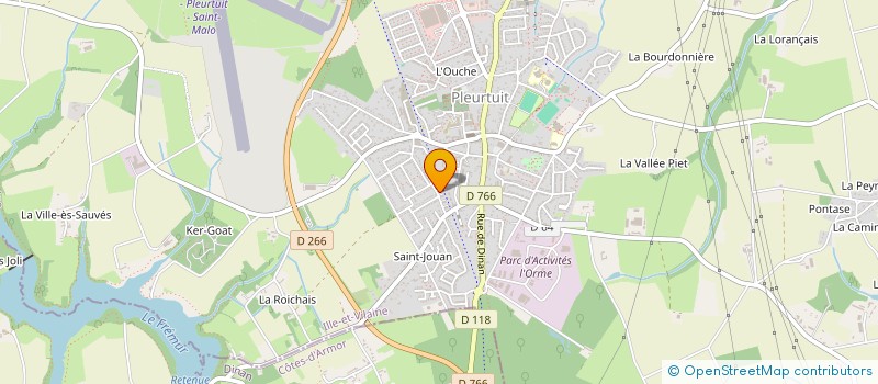 localisation de l'entreprise MADAME JULIE BOUDENAN  PLEURTUIT