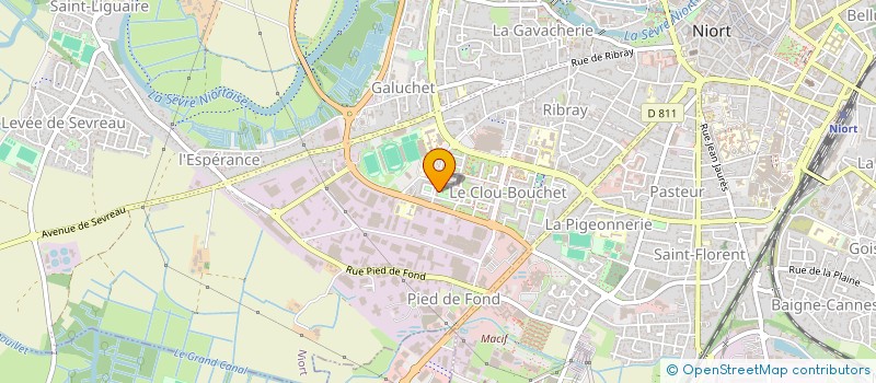localisation de l'entreprise MADAME JULIE BOUDEVIN  NIORT