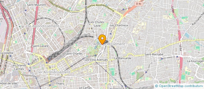localisation de l'entreprise MADAME JULIE BOUDON à MARSEILLE