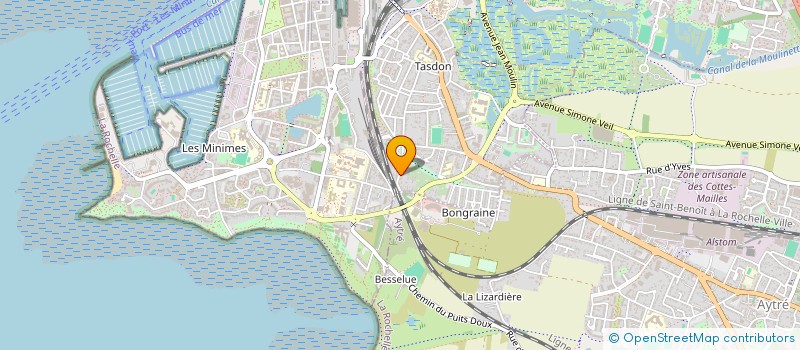 localisation de l'entreprise MADAME JULIE BOUGANT  LA ROCHELLE