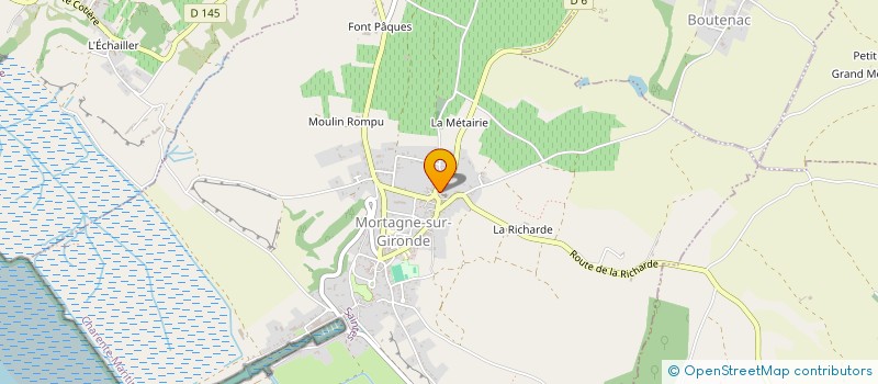 localisation de l'entreprise MADAME JULIE BOUILLAUD à BRIE-SOUS-MORTAGNE