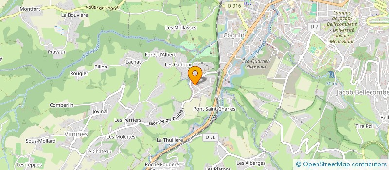 localisation de l'entreprise MADAME JULIE BOUILLOT  COGNIN