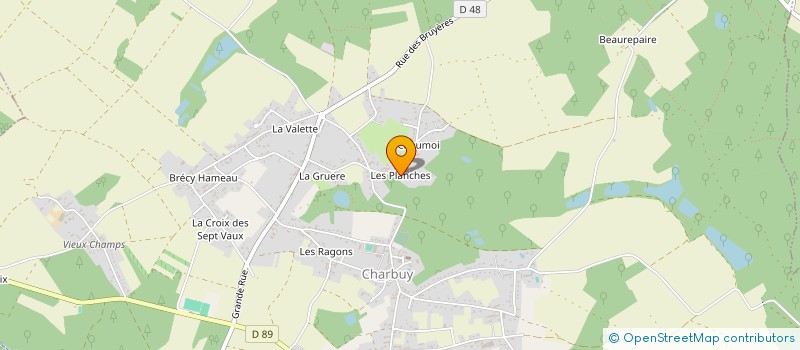 localisation de l'entreprise MADAME JULIE BOULARD  CHARBUY