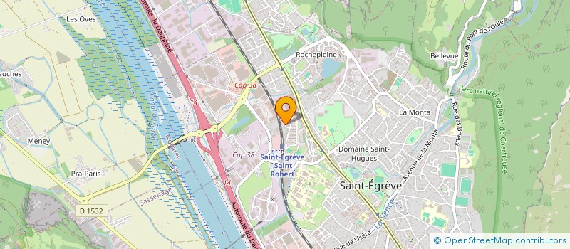 localisation de l'entreprise MADAME JULIE BOULGAKOFF  SAINT-EGREVE