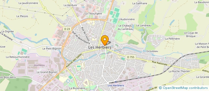 localisation de l'entreprise MADAME JULIE BOUNNOY à LES HERBIERS