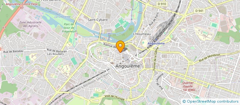 localisation de l'entreprise MADAME JULIE BOURGES à ANGOULEME