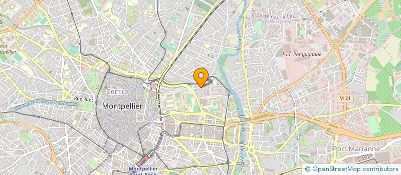 localisation de l'entreprise MADAME JULIE BOURRELY à MONTPELLIER