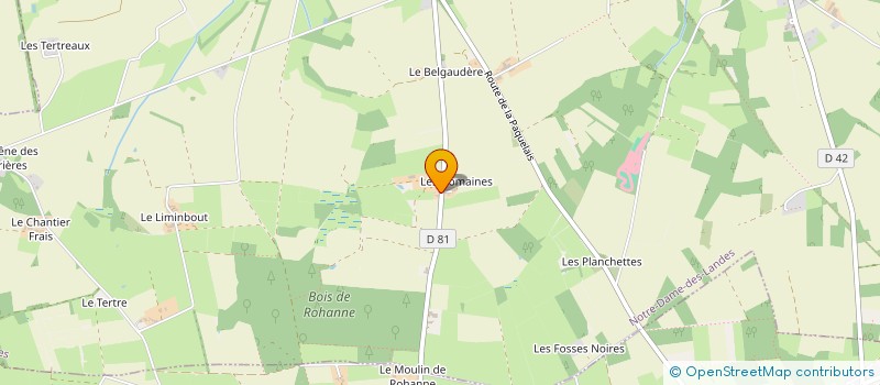 localisation de l'entreprise MADAME JULIE BOURY  NOTRE-DAME-DES-LANDES