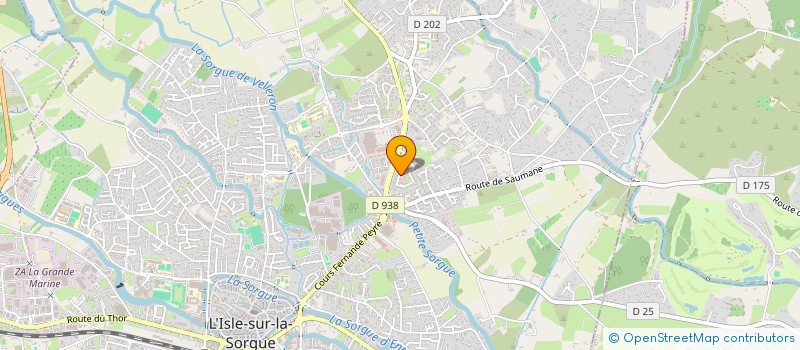 localisation de l'entreprise MADAME JULIE BOUSQUET  L'ISLE-SUR-LA-SORGUE